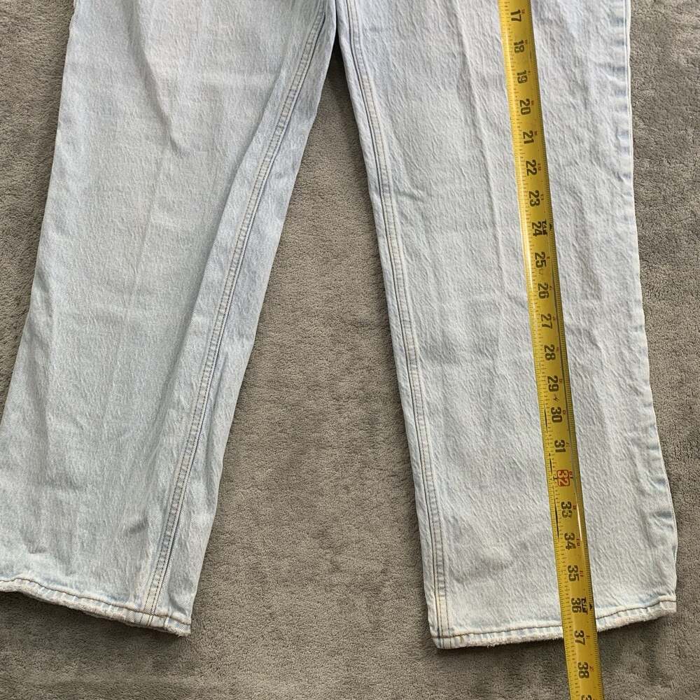 Abercrombie & Fitch The Baggy Low Rise Jeans Women 28 6S Blue Curve Love Denim - Picture 3 of 11